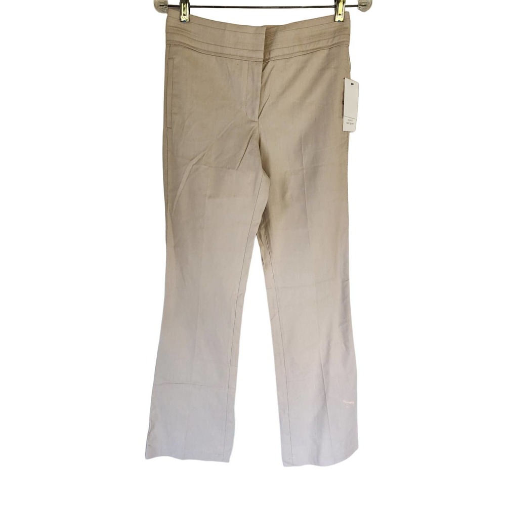 NWT Robert Rodriguez Cream Cotton Blend Pants 2